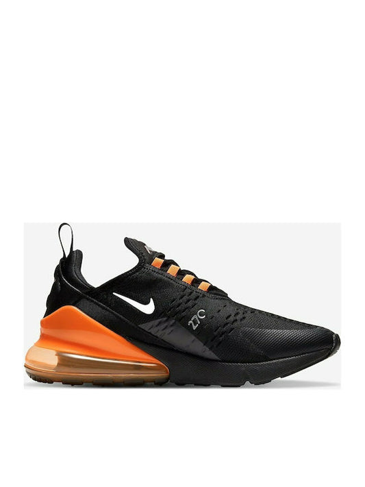 Nike Air Max 270 Ανδρικά Sneakers Black / Total Orange / Metallic Silver DC1938-001