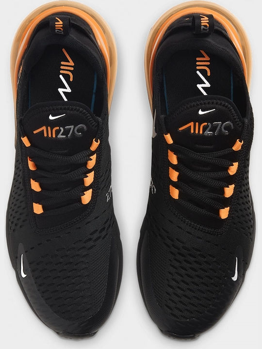 Nike Air Max 270 Ανδρικά Sneakers Black / Total Orange / Metallic Silver DC1938-001