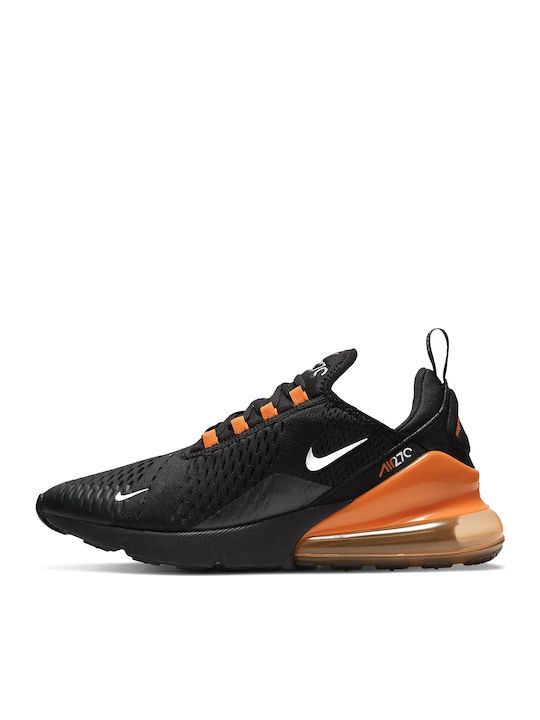 Nike Air Max 270 Ανδρικά Sneakers Black / Total Orange / Metallic Silver DC1938-001