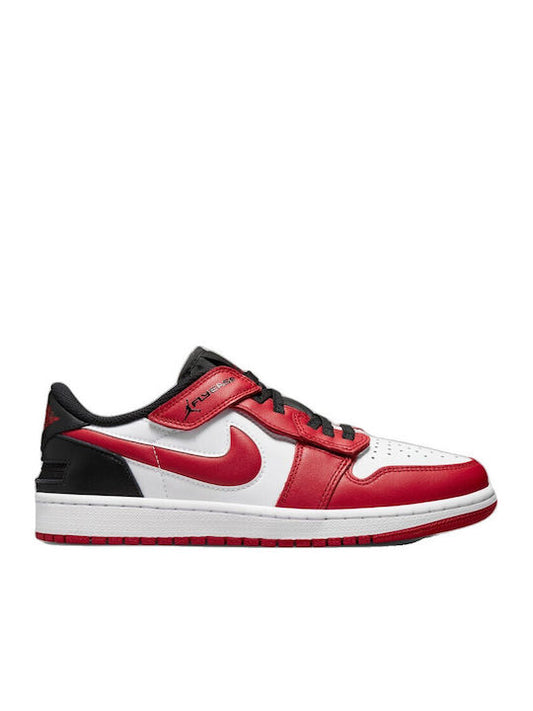 Jordan Air Jordan 1 Retro Low FlyEase Ανδρικά Sneakers White / Black / Gym Red DM1206-163
