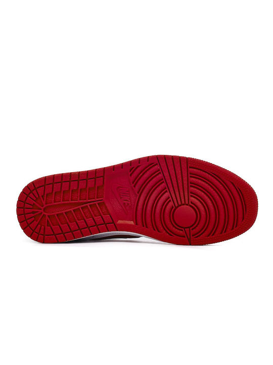 Jordan Air Jordan 1 Retro Low FlyEase Ανδρικά Sneakers White / Black / Gym Red DM1206-163