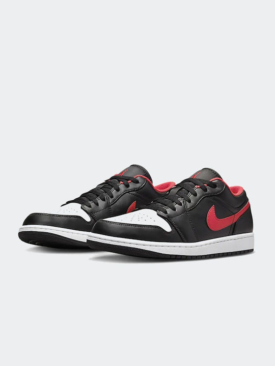 Jordan Air Jordan 1 Low Ανδρικά Sneakers Black / Fire Red / White 553558-063