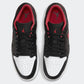 Jordan Air Jordan 1 Low Ανδρικά Sneakers Black / Fire Red / White 553558-063