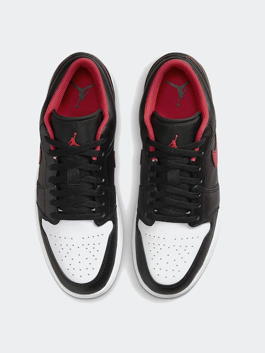 Jordan Air Jordan 1 Low Ανδρικά Sneakers Black / Fire Red / White 553558-063
