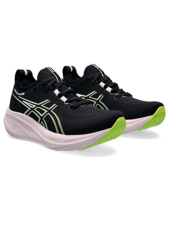 ASICS Gel-Nimbus 26 1012B601-004 Γυναικεία Αθλητικά Παπούτσια Running Μαύρα