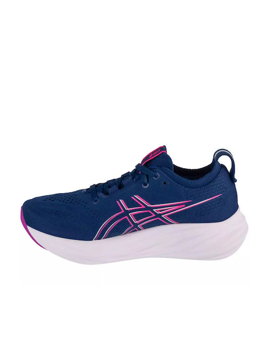ASICS Gel-Nimbus 26 1012B601-403 Γυναικεία Αθλητικά Παπούτσια Running Blue / Pink