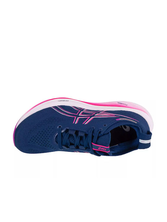 ASICS Gel-Nimbus 26 1012B601-403 Γυναικεία Αθλητικά Παπούτσια Running Blue / Pink