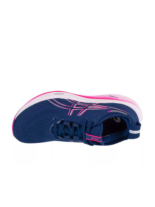 ASICS Gel-Nimbus 26 1012B601-403 Γυναικεία Αθλητικά Παπούτσια Running Blue / Pink