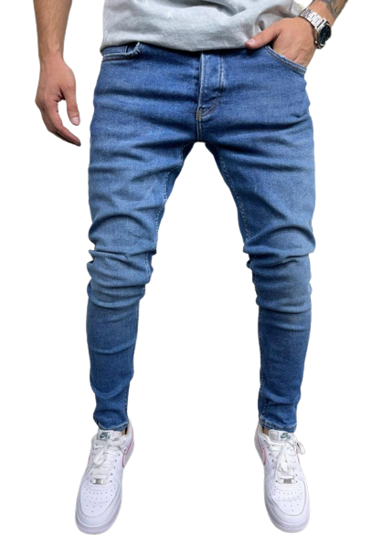 Jean Black Island 15438 Μπλε skinny fit