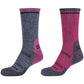Skechers 2PPK Γυναικείες Μάλλινες Κάλτσες Trail SK41105-5700