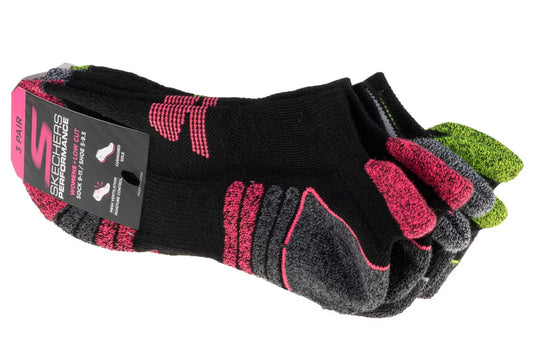 Skechers 3pk γυναίκα Perf γκρι χρώμα ποπ S110098-BLK