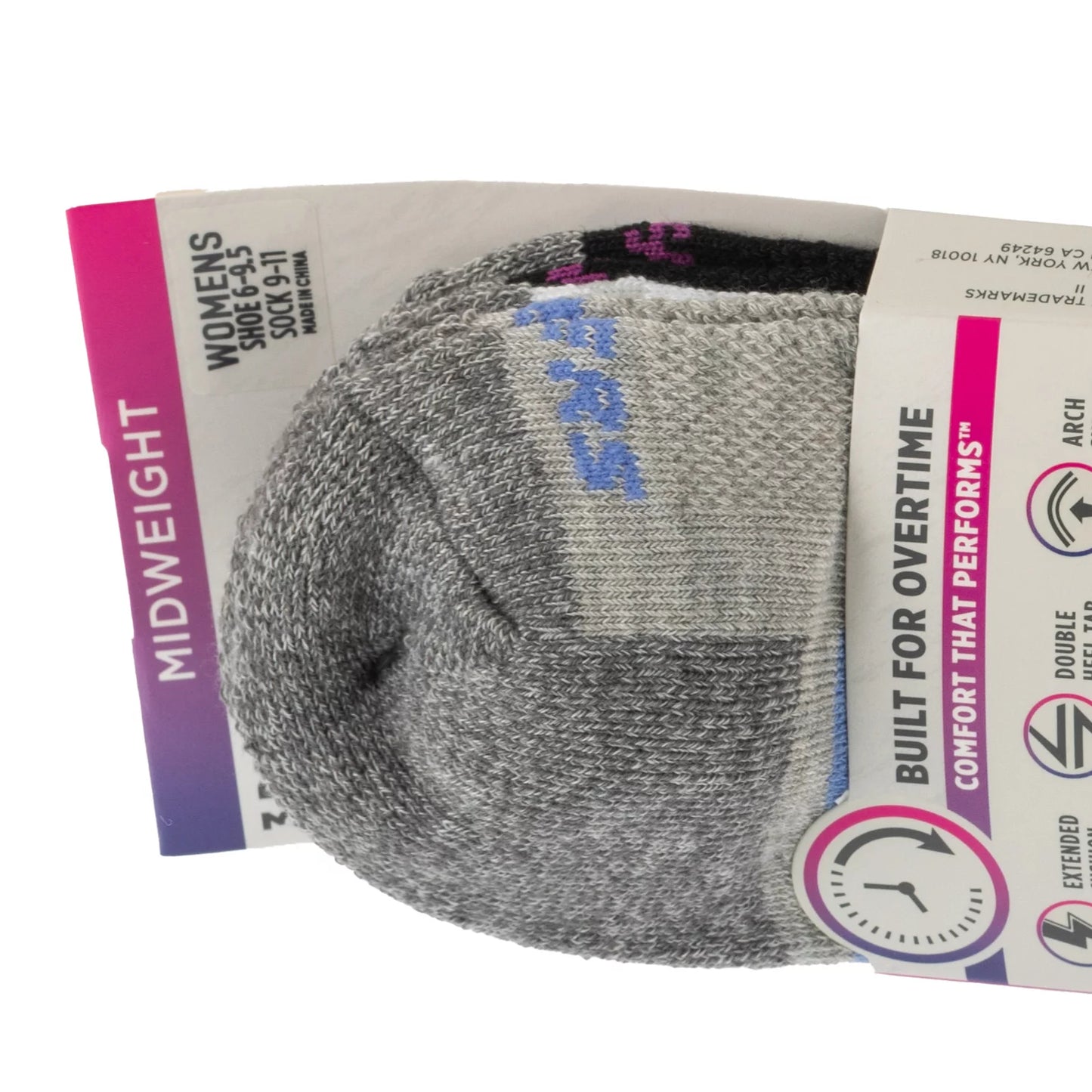 Skechers 3pk Work Lowcut Womens Socks S119052-GRBK