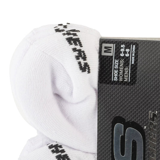 Skechers 6pk Core Lowcut Md Socks S118209-WHT