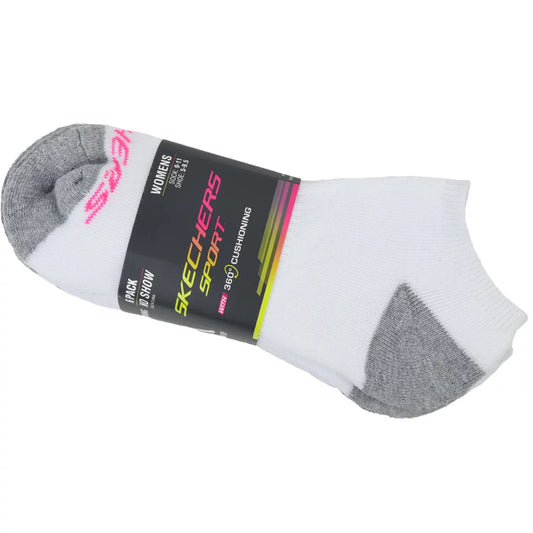 Skechers 6pk Δεν Εμφάνιση Κάλτσες S108263-WHT