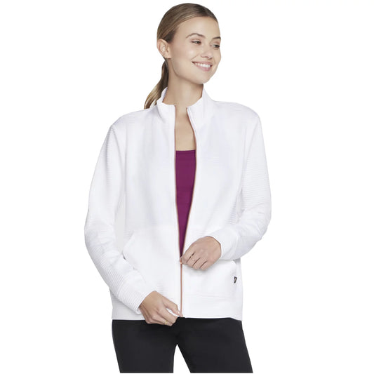 Skechers Go Walk Everywhere Full Zip Hoodless W3JA261-WHT