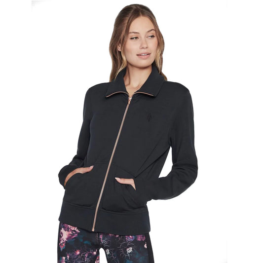 Μπουφάν Skechers Hoodie Hoodie Skechcloud Jacket WJA288-BLK