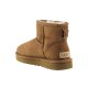 Ugg Australia Classic Mini II Suede Γυναικεία Μποτάκια με Γούνα Chestnut 1016222-CHE