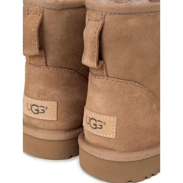 Ugg Australia Classic Mini II Suede Γυναικεία Μποτάκια με Γούνα Chestnut 1016222-CHE