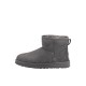 Ugg Australia Classic Mini II Suede Γυναικεία Μποτάκια με Γούνα Γκρι 1016222-GREY