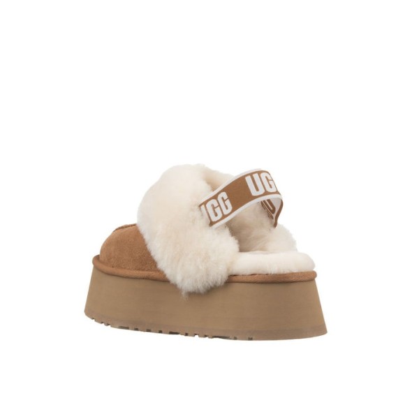 Ugg Australia Χειμερινές Γυναικείες Παντόφλες σε Καφέ Χρώμα Chestnut 1113474-CHE