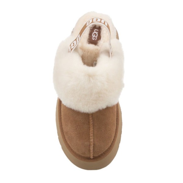 Ugg Australia Χειμερινές Γυναικείες Παντόφλες σε Καφέ Χρώμα Chestnut 1113474-CHE