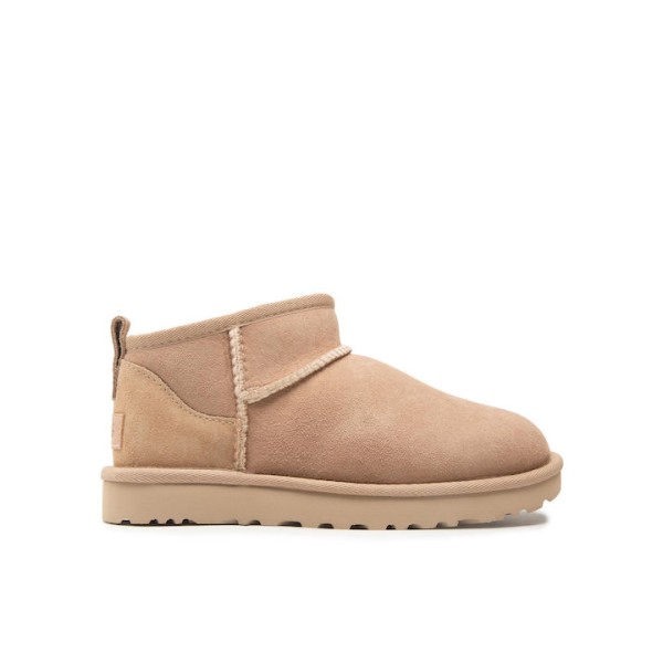 Ugg Australia Classic Ultra Mini Suede Γυναικεία Μποτάκια με Γούνα San 1116109-SAN