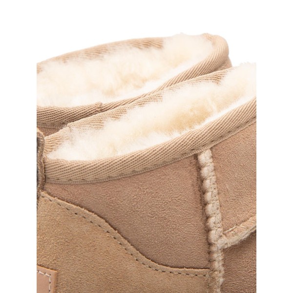 Ugg Australia Classic Ultra Mini Suede Γυναικεία Μποτάκια με Γούνα San 1116109-SAN