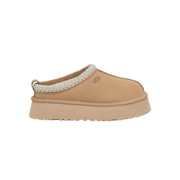 Ugg Australia Slipper Χειμερινές Γυναικείες Παντόφλες σε Μπεζ χρώμα 1122553-SAN