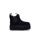 Ugg  Neumel Platform Suede Γυναικεία Chelsea Μποτάκια Μαύρα 1134526-BLK