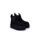 Ugg  Neumel Platform Suede Γυναικεία Chelsea Μποτάκια Μαύρα 1134526-BLK