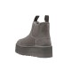 Ugg Australia Δερμάτινα Γυναικεία Chelsea Μποτάκια Γκρι 1134526-GREY