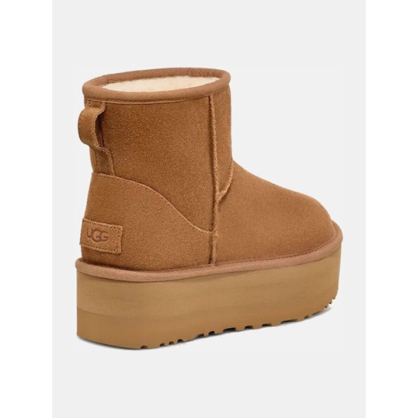 Ugg Australia Classic Mini Platform Γυναικεία Μποτάκια με Πλατφόρμα Καφέ 1134991-CHE