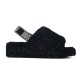 UGG FLUFF YEAH MET.SPARKLE BLACK W 1125232-BLK