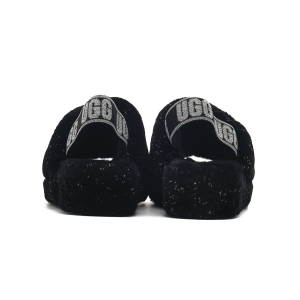 UGG FLUFF YEAH MET.SPARKLE BLACK W 1125232-BLK