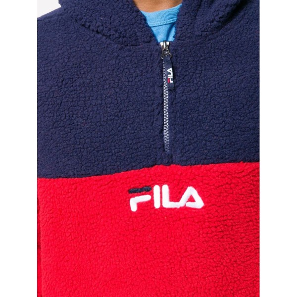 Fila Men Bruno 1/2 Zip Hood Sherpa 684572-003