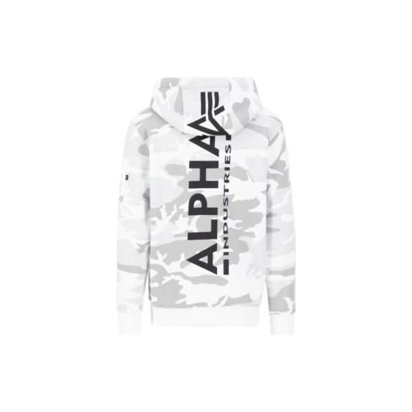 Alpha Industries Back Print Hoody Camo 178318C-385