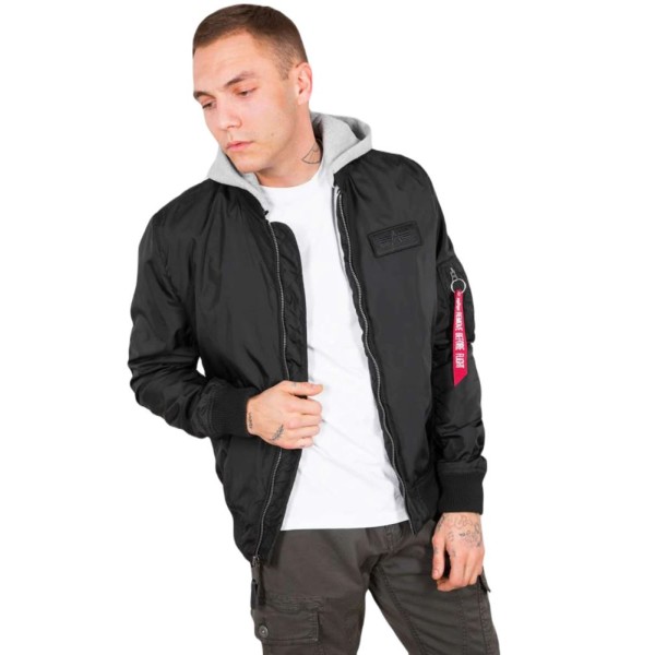 Alpha Industries MA-1 TT Hood black 196108-03