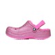 Crocs Baya Lined Glitter Clog K 207656-6QQ