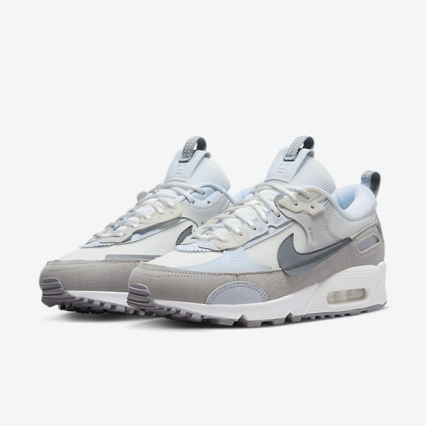 Nike Air Max 90 Futura Γυναικεία Sneakers Grey/Wolf Grey DM9922-103