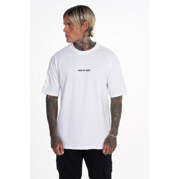 Aces of Dust white T-shirt