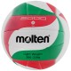 Molten volleyball V5M2000 white, red and green