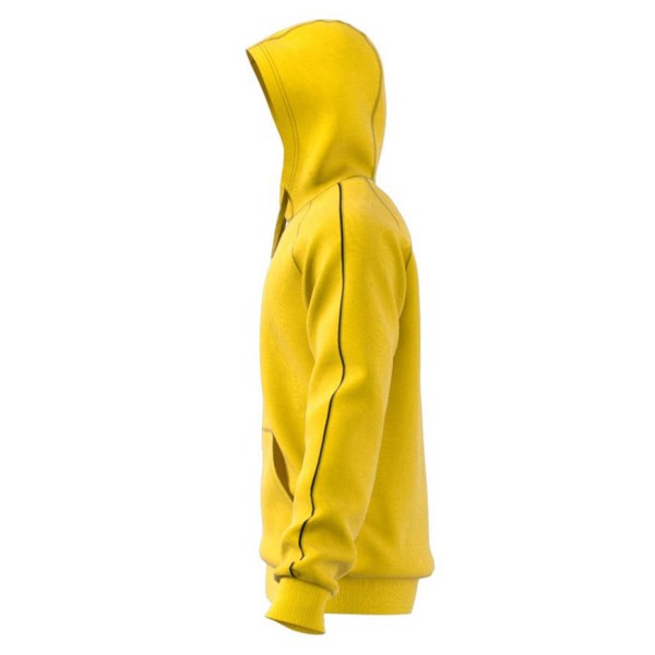 Men's adidas Core 18 Hoody sweatshirt yellow FS1896