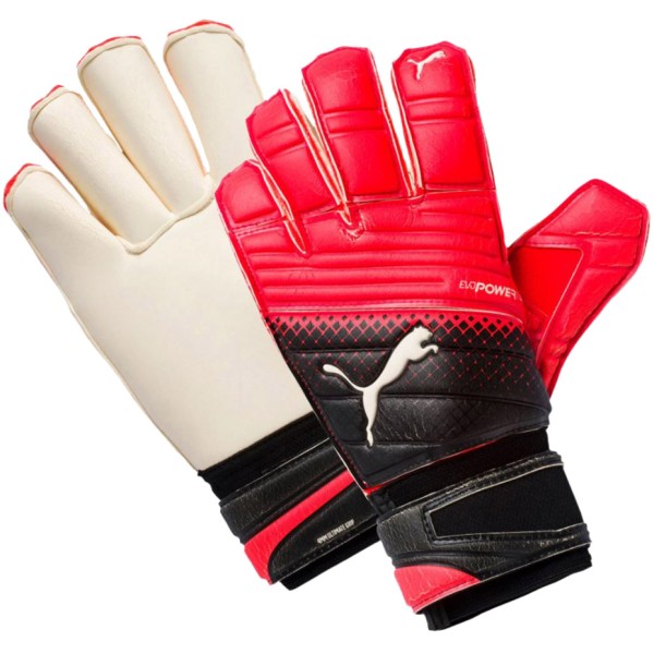 Puma Evo Power Grip 2.3 GC goalkeeper gloves red, black and white 041223 20