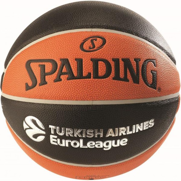 Spalding Euroleague basketball orange and black TF-1000 Legacy 77100Z