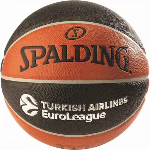 Spalding NBA Euroleague basketball IN/OUT orange and black TF-500 84002Z/77101Z.