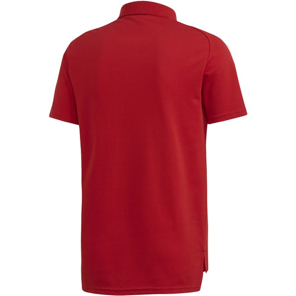 Men's adidas Condivo 20 Polo shirt red and white ED9235