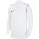 Men's sweatshirt Nike Dry Park 20 TRK JKT K white BV6885 100/FJ3022 100