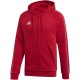 Men's adidas Core 18 FZ Hoody sweatshirt red FT8071