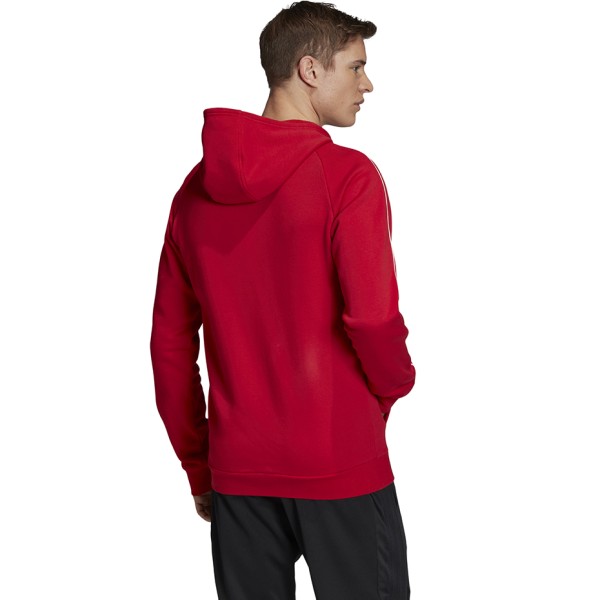 Men's adidas Core 18 FZ Hoody sweatshirt red FT8071