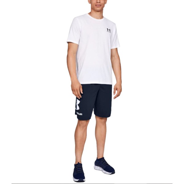 Men's Under Armour Sportstyle Cotton Logo shorts navy blue 1329300 408